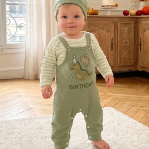 Long Overalls Romper