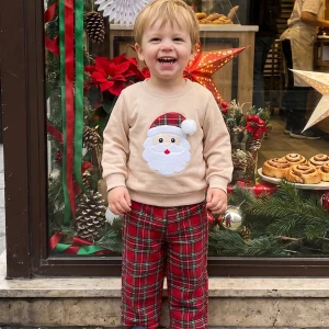 Christmas Boy Long Sleeve Sweatshirt
